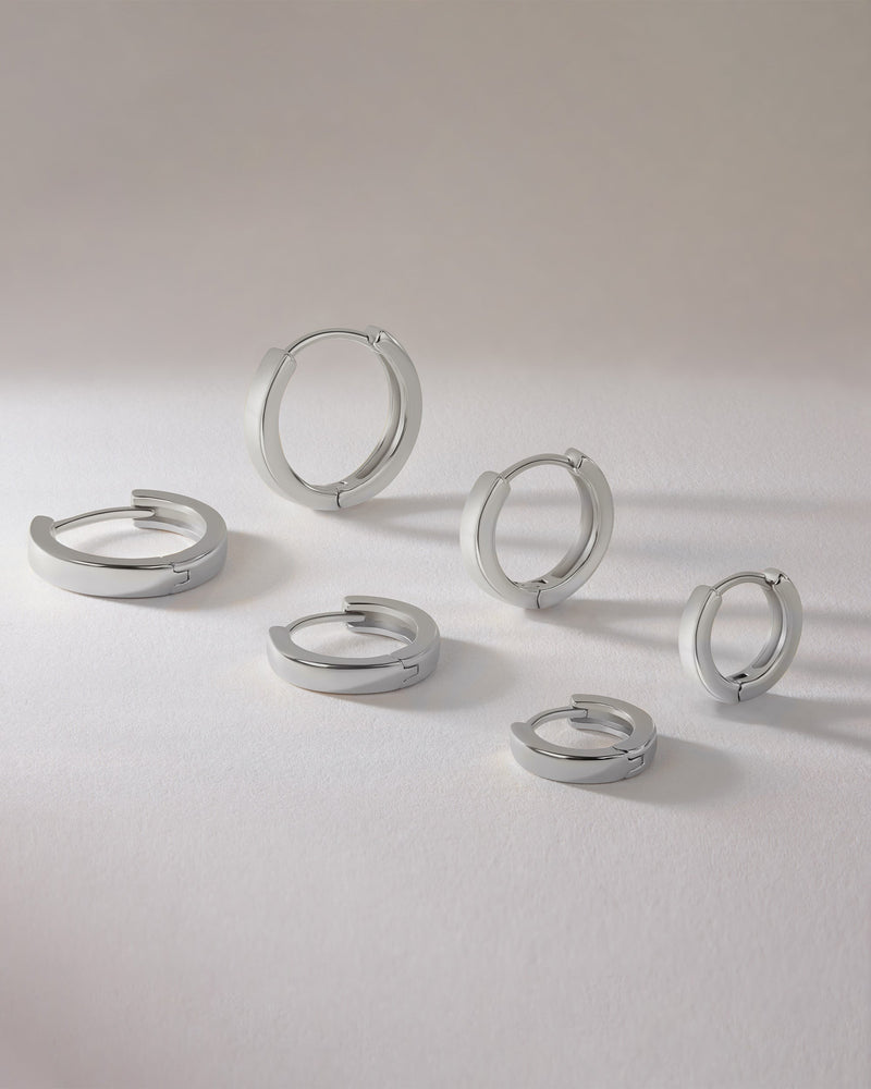 BAUBLEBAR Lucy Goldtone Clear Stone Hoop Earrings Set - 20629459 | HSN